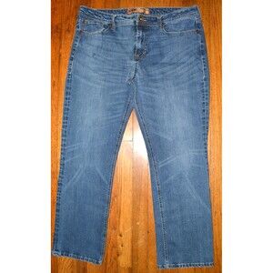Seven7 Jeans Men’s 36x28 Straight Fit Blue Denim Stretch Cotton Blend